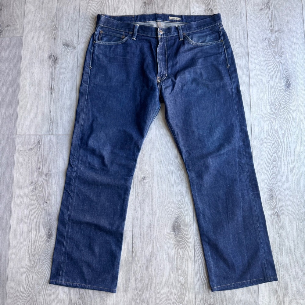 Polo Ralph Lauren 1591 Jeans Mens 38x34 Dark Wash Straight Leg Denim